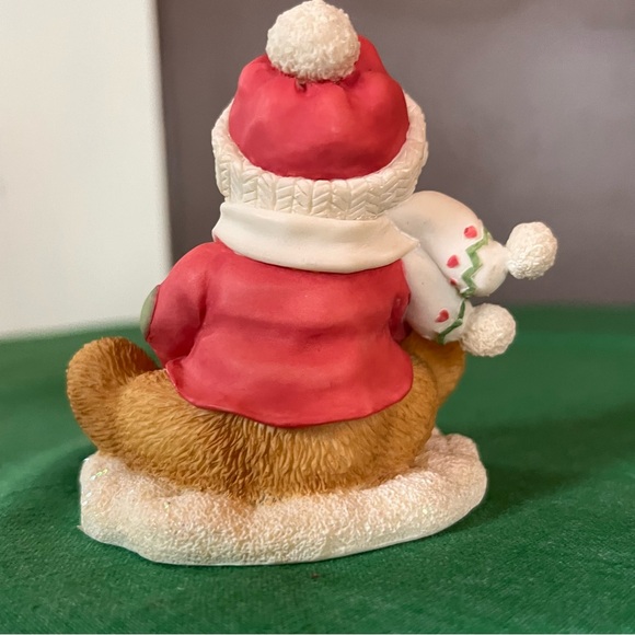 Cherished Teddies “Ted” Snow Fun When You Are Around 1997 vintage ceramic bear - Picture 5 of 11